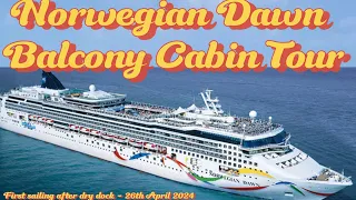 Norwegian Dawn 26/04/24. First sail after being in dry dock for 2 weeks. Rome to Barcelona.