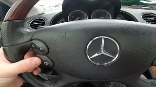 How to Enable or Disable Easy Entry for Mercedes SL55 R230 ( 2001 – 2008 )