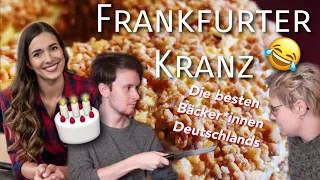 BACKEN, Q&A und LACHEN 😂🍰 Frankfurter Kranz mit dem besten Bäcker EVER (& Clara) | CleBriClips