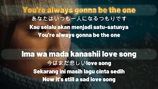 {V} Utada Hikaru - First Love  ||  Perfectly Sync Karaoke Lyrics