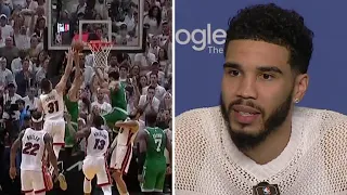 Jayson Tatum details Derrick White's game winner, forcing Game 7 and more | SportsCenter