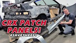 Honda CRX Quarter & Rocker Panel Replacement Begins- WECARS247