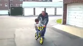 Dad (Me) saves son with lightning fast reflexes....