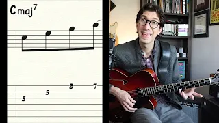 How To Improvise Over 2-5-1 Changes on Guitar