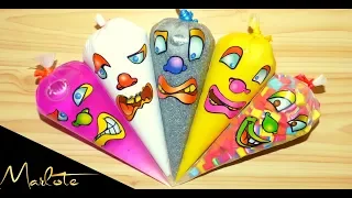 Making Slime with Piping Bags , No Borax | Slime ASMR | Marlote |