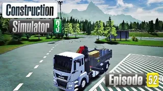 I build a house in southeast area and deliver a lumber Board!!|Construction simulator 3|[Episode:52]