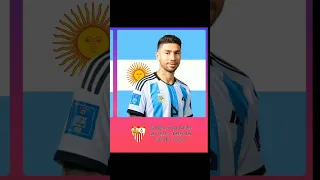 Argentina World Cup 2022 Champion Squad Part 1