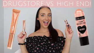 Charlotte Tilbury Beauty Light Wand vs Wet n Wild MegaGlo Makeup Stick Blush! Drugstore vs. High End