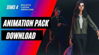 Sims 4 Animation pack #12 FREE Download | Realistic Animation Cheeky talk and gait