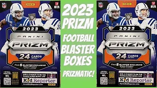 Prizmatic 🔥 2023 Prizm Football Blaster Boxes! 🏈 Silver Prizm Rookie Cards & Orange Disco Parallels