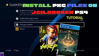 HOW TO INSTALL PKG FILES ON PS4