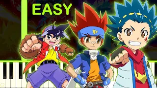 ALL Beyblade Theme Songs On Piano