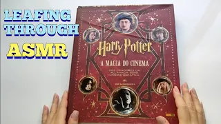 Leafing through - Book "A Magia do Cinema - Harry Potter" - ASMR