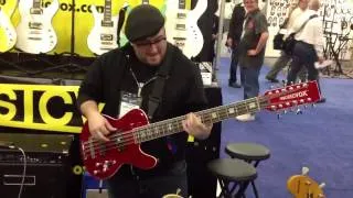 Musicvox Space Cadet 12 String Bass at NAMM 2013