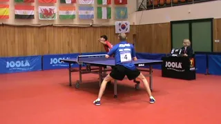 YOG qualification: MIHAILOVIC Luka (BiH) vs BEH Kun Ting (SGP) 4:2 (3. set )