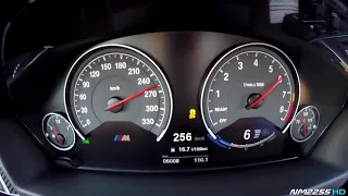 BMW M4 F83 Stage 1 with Full Decat Milltek Exhaust   80 300 kmh Acceleration!