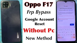 Oppo F17 FRP Bypass Without Pc | Oppo CPH2095 Google Account Frp Bypass Android 12