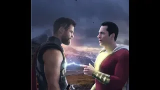 Thor vs Shazam (Captain Marvel)