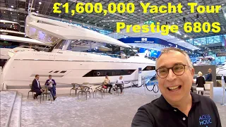 £1,600,000 Yacht Tour : Prestige 680S
