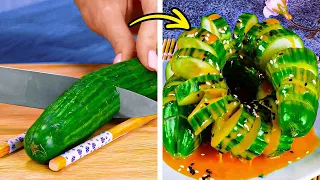 Simple And Creative Ways to Peel And Slice Veggies And Fruits