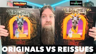 Testament - The Legacy/The New Order: Originals Vs Reissues