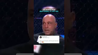 Joe Rogan was emotional at UFC 300