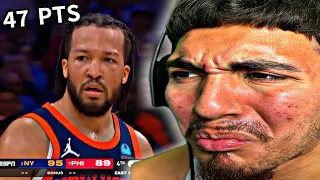 DanDaMan Reacts To New York Knicks vs Philadelphia 76ers Game 4 Full Highlights | 2024 ECR1