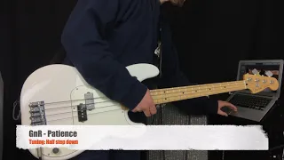 (BASS COVER) Guns N´Roses - Patience , Live Tokyo´92