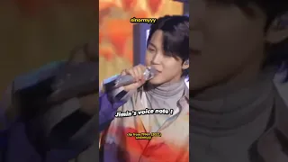 Jimin surprised everyone with this voice note in Boy With Luv 😭💗 #jimin #bts