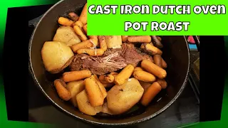 Cast Iron Dutch Oven Pot Roast