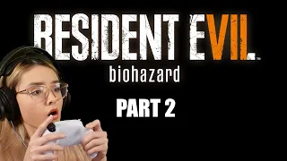 Daddy Fight #1 | RE7 Resident Evil 7 Biohazard Part 2 1st Playthrough Gameplay Reactions PS5 4K