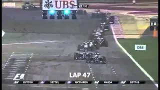 Bahrain GP 2014 - Hamilton v Rosberg duel