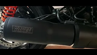 XG750A Street Road Vance and Hines Exhaust installation