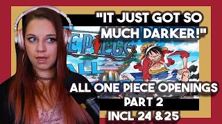 Lauren Reacts All One Piece Openings pt 2 includes 24 and 25