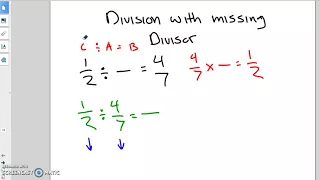 Mr. Mesloh (6th Grade ) - Division of fractions and decimals