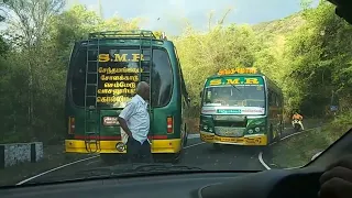 ஆபத்து நிறைந்த கொல்லிமலை சாலை வளைவுகள் 😧😧😧😧//மகேந்திரா //kolli hills...,