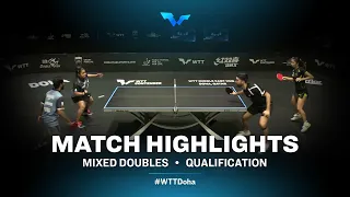 D. Gonzalez/M. Diaz vs S. Mukherjee/S. Gnanasekaran | WTT Contender Doha 2021 | XD | QUAL Highlights