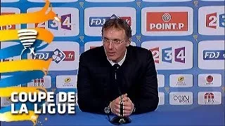 Conférence de presse Olympique Lyonnais - Paris Saint-Germain (1-2) - 2013/2014