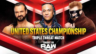 Damian Priest Vs Drew McIntyre Vs Sheamus Campeonato USA - WWE Raw 30/08/2021 (En Español)