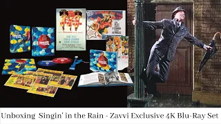 4K Blu-Ray Steelbook Unboxing of Singin' in the Rain (1952) Zavvi Exclusive!