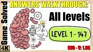 Brain Test: Tricky Puzzles || All levels 1-147 Answers Walkthrough (READ INFO)