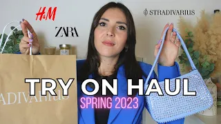 TRY ON HAUL SPRING 2023 | Zara, Stradivarius, H&m... shopping primavera 2023