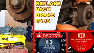 Mercedes W211 How To Replace Rear Brake Pads Correctly and do Not Spoil SBC