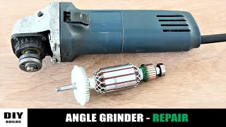 Angle Grinder Repair | Replacing Armature And Bearing | Diamleon Diy Builds