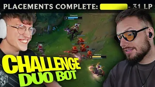 XAYOO | START WYZWANIA Z RYBSONEM, RANGA PO PLACEMENTACH | DUO BOT CHALLENGE #1