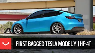 First-Ever, Bagged Tesla Model Y | Hybrid Forged HF-4T