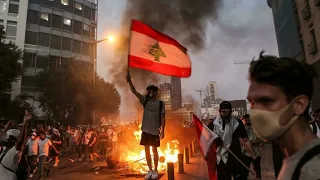 Thousands of Lebanese protesters demand justice one year on from Beirut blast • FRANCE 24 English