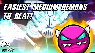 easiest MEDIUM demons in geometry dash