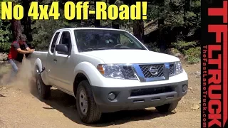 Can a 2WD Nissan Frontier Make it up Gold Mine Hill?