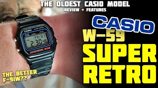 The oldest Casio model - Casio W-59 review + features